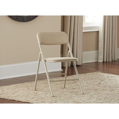  CoscoProducts COSCO 5 Piece, Tan Folding Table and Chair Set.