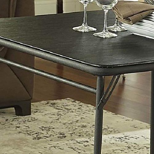  CoscoProducts Cosco 14-619-BLK1 Black Square Folding Table 34x34