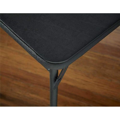  CoscoProducts Cosco 14-619-BLK1 Black Square Folding Table 34x34