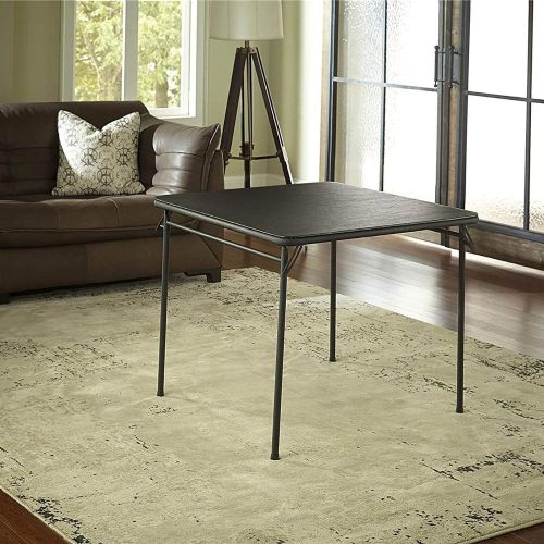  CoscoProducts Cosco 14-619-BLK1 Black Square Folding Table 34x34