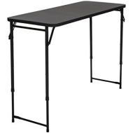CoscoProducts Cosco 20 x 48 Adjustable Height PVC Top, Black Table
