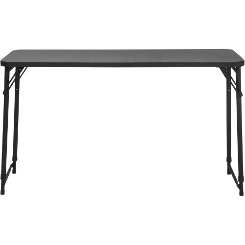  CoscoProducts Cosco 20 x 48 Adjustable Height PVC Top, Black Table