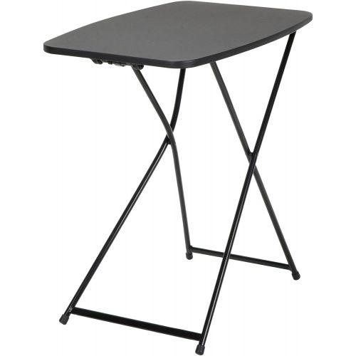  CoscoProducts COSCO Multi-Purpose, Adjustable Height Personal Folding Activity Table, 2 Pack, Black