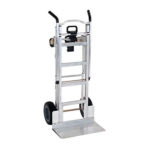  CoscoProducts Cosco 3-in-1 Aluminum Hand Truck/Assisted Hand Truck/Cart w/ flat free wheels