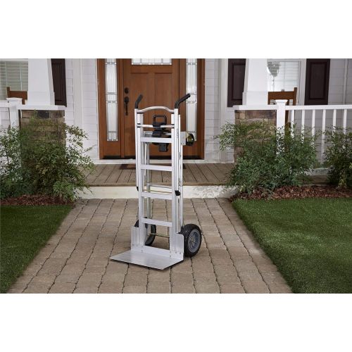  CoscoProducts Cosco 3-in-1 Aluminum Hand Truck/Assisted Hand Truck/Cart w/ flat free wheels