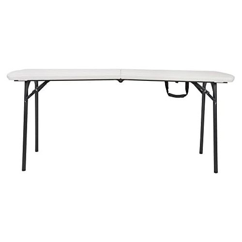  Cosco Products Diamond Series 300 lb. Weight Capacity Folding Table, 6 X 30, White