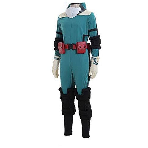  할로윈 용품Cosfunmax My Hero Academia Midoriya Izuku Jumpsuit Halloween Cosplay Costume Battle Suit