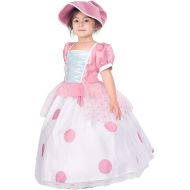 Coskidz Childrens Little Bo Peep Cosplay Dress Halloween Costume