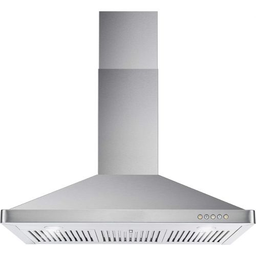  Cosmo 63190FT900 36 in. Wall Mount Range Hood with Push Button Controls, LED Lighting and Permanent Filters