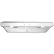 Cosmo 30 in. 250 CFM Ducted Under Cabinet Range Hood with Push Button Control Panel, Kitchen Vent Cooking Fan Range Hood with Aluminum Filters and LED Lighting