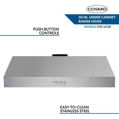  Cosmo UC30 Range Hood, Stainless Steel