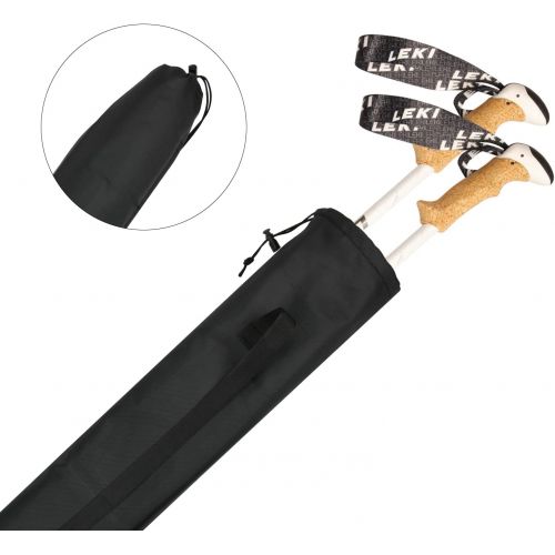  Cosmos Black Color Portable Carrying Bag for Walking Stick Trekking Hiking Poles