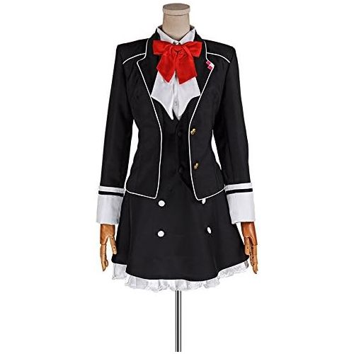  Cosonsen Diabolik Lovers Komori Yui Girl Shool Uniform Cosplay Costume All Size