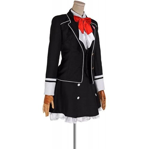  Cosonsen Diabolik Lovers Komori Yui Girl Shool Uniform Cosplay Costume All Size