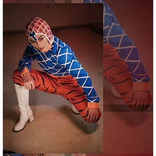  Cosonsen JoJos Bizarre Adventure Guido Mista Cosplay Costume