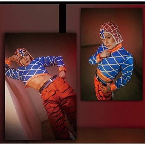  Cosonsen JoJos Bizarre Adventure Guido Mista Cosplay Costume