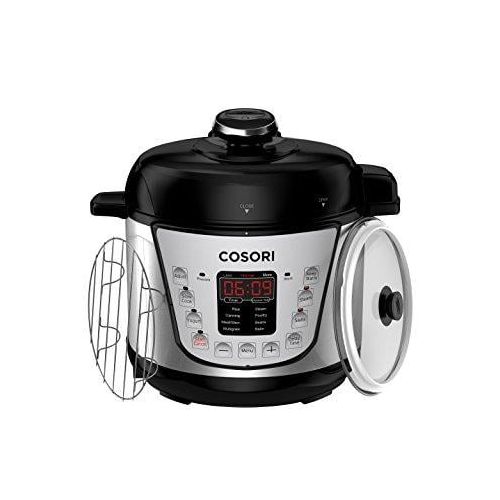  Cosori cosori electric pressure cooker 2 quart mini rice cookware, digital non-stick 7-in-1 multi-function 800w