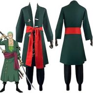 할로윈 용품Cosplay Life One Piece Roronoa Zoro Cosplay Costume - Pirate Hunter Japanese Anime and Manga Outfit Halloween Costumes