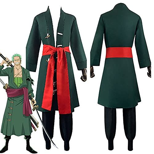  할로윈 용품Cosplay Life One Piece Roronoa Zoro Cosplay Costume - Pirate Hunter Japanese Anime and Manga Outfit Halloween Costumes