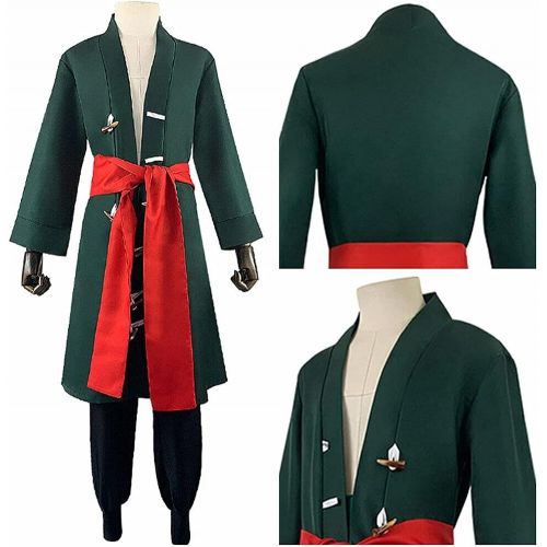  할로윈 용품Cosplay Life One Piece Roronoa Zoro Cosplay Costume - Pirate Hunter Japanese Anime and Manga Outfit Halloween Costumes