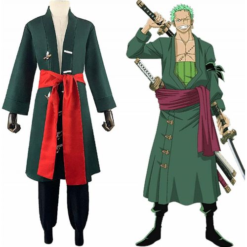  할로윈 용품Cosplay Life One Piece Roronoa Zoro Cosplay Costume - Pirate Hunter Japanese Anime and Manga Outfit Halloween Costumes