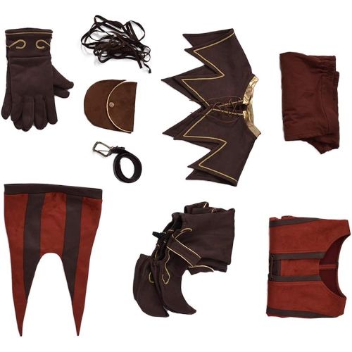  할로윈 용품Cosplay.fm Mens Dark Brotherhood Cicero Cosplay Costume Outfit