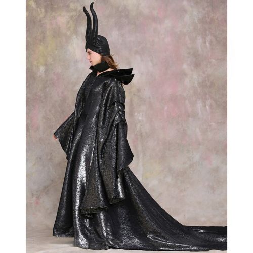  CosplayDiy Womens Costumes of Maleficent Angelina Jolie Dark Witch Queen Dress