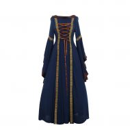 CosplayDiy Womens Sarah Black Renaissance Victorian Dress Costume