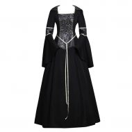 CosplayDiy Womens Medieval Gothic Witch Vampire Costume Dress