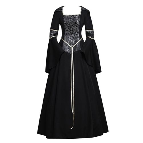  CosplayDiy Womens Medieval Gothic Witch Vampire Costume Dress