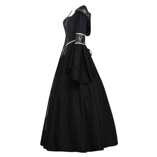  CosplayDiy Womens Medieval Gothic Witch Vampire Costume Dress