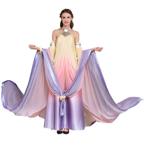  CosplayDiy Womens Dress for Queen Padme Amidala Cosplay