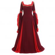 CosplayDiy Womens Cosplay Renaissance Medieval Princess Gown