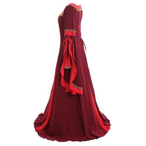  CosplayDiy Womens Cosplay Renaissance Medieval Princess Gown