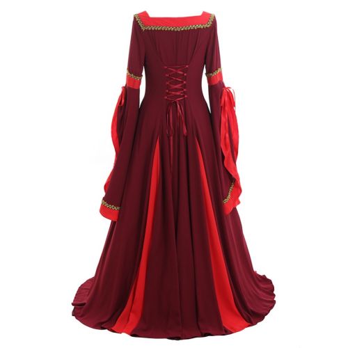  CosplayDiy Womens Cosplay Renaissance Medieval Princess Gown