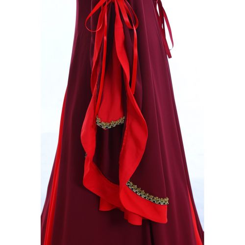  CosplayDiy Womens Cosplay Renaissance Medieval Princess Gown