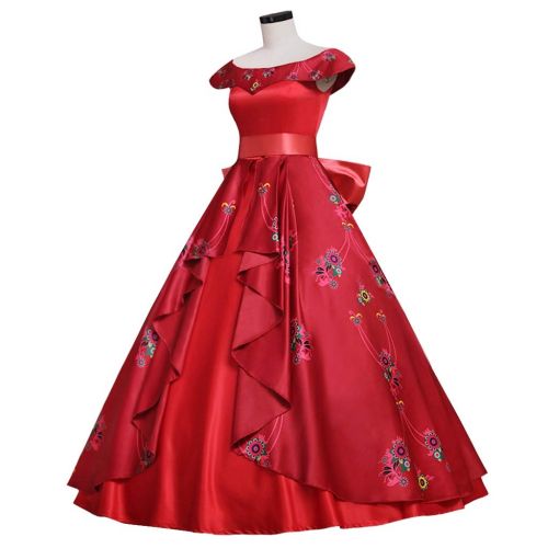  CosplayDiy Womens Dress for Elena of Avalor Princess Elena Cosplay Adult