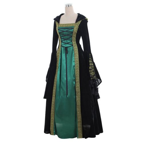  CosplayDiy Womens Medieval Renaissance Retro Gown Cosplay Costume Dress