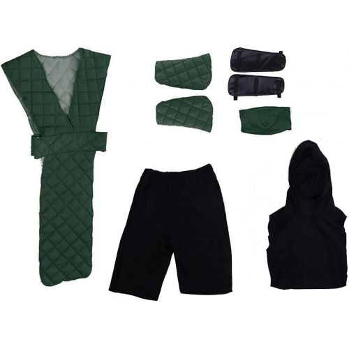  할로윈 용품CosplayDiy Mens Suit for Mortal Kombat Reptile Cosplay Costume Ninja Green Fighting Costumes with Mask Adult