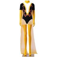 CosplayDiy Womens The Venture Bros Dr Mrs The Monarch Cosplay Costume Sheila Jumpsuit Costume Outfit Adult