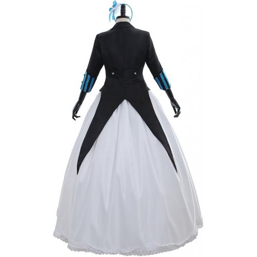  CosplayDiy Womens Dress for Black Bulter Book of The Atlantic Elizabeth Midford Cosplay