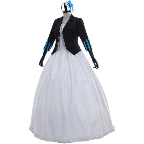  CosplayDiy Womens Dress for Black Bulter Book of The Atlantic Elizabeth Midford Cosplay