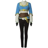 CosplayDiy Womens Suit for The Legend of Zelda Breath of The Wild Cosplay Costume