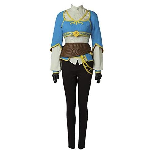  CosplayDiy Womens Suit for The Legend of Zelda Breath of The Wild Cosplay Costume