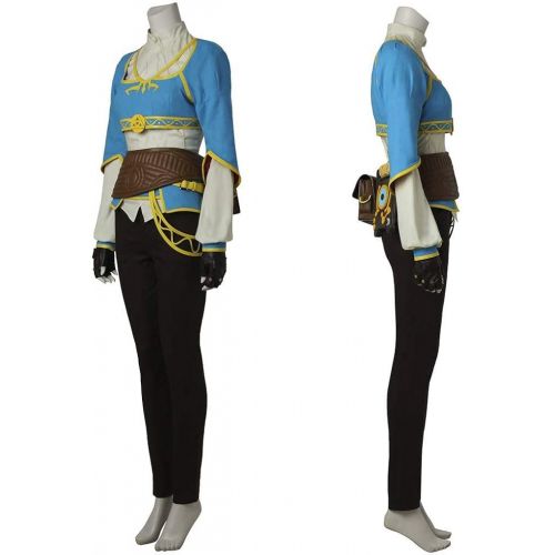  CosplayDiy Womens Suit for The Legend of Zelda Breath of The Wild Cosplay Costume