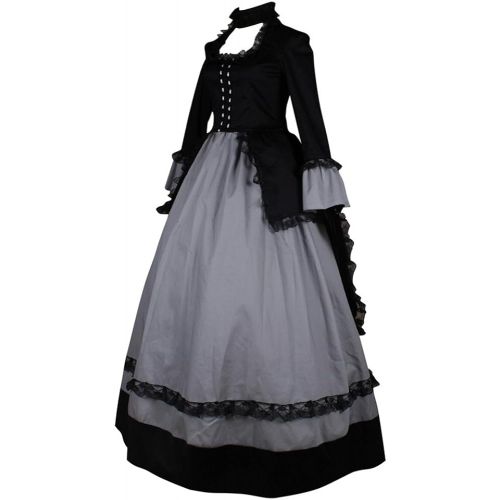  CosplayDiy Womens Elegant Victorian Gowns Fany Dress Costume