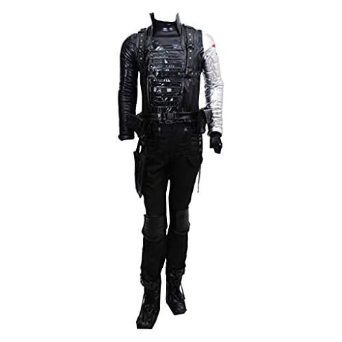  CosplayDiy Mens Suit for Captain America The Winter Soldier Barnes Cosplay