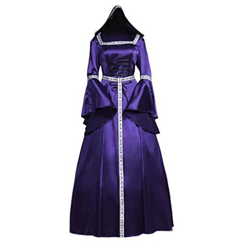  CosplayDiy Womens Medieval Victorian Dress Vampire Witch Dress Costume