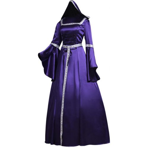  CosplayDiy Womens Medieval Victorian Dress Vampire Witch Dress Costume