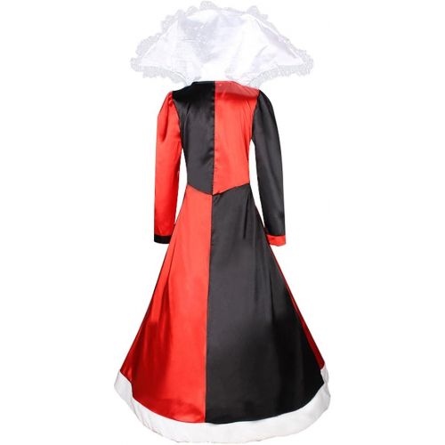  CosplayDiy Womens Dress for Queen of Hearts Cosplay